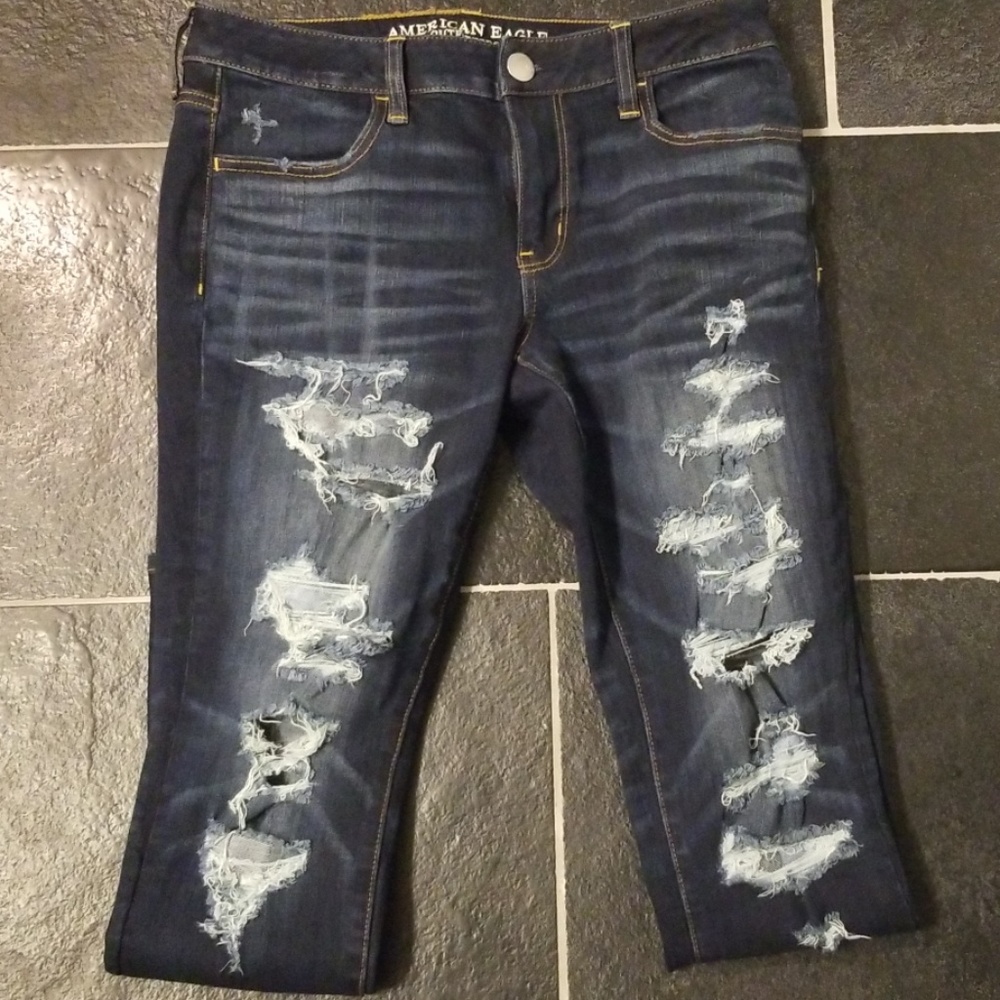 American Eagle Distressed Jeggings